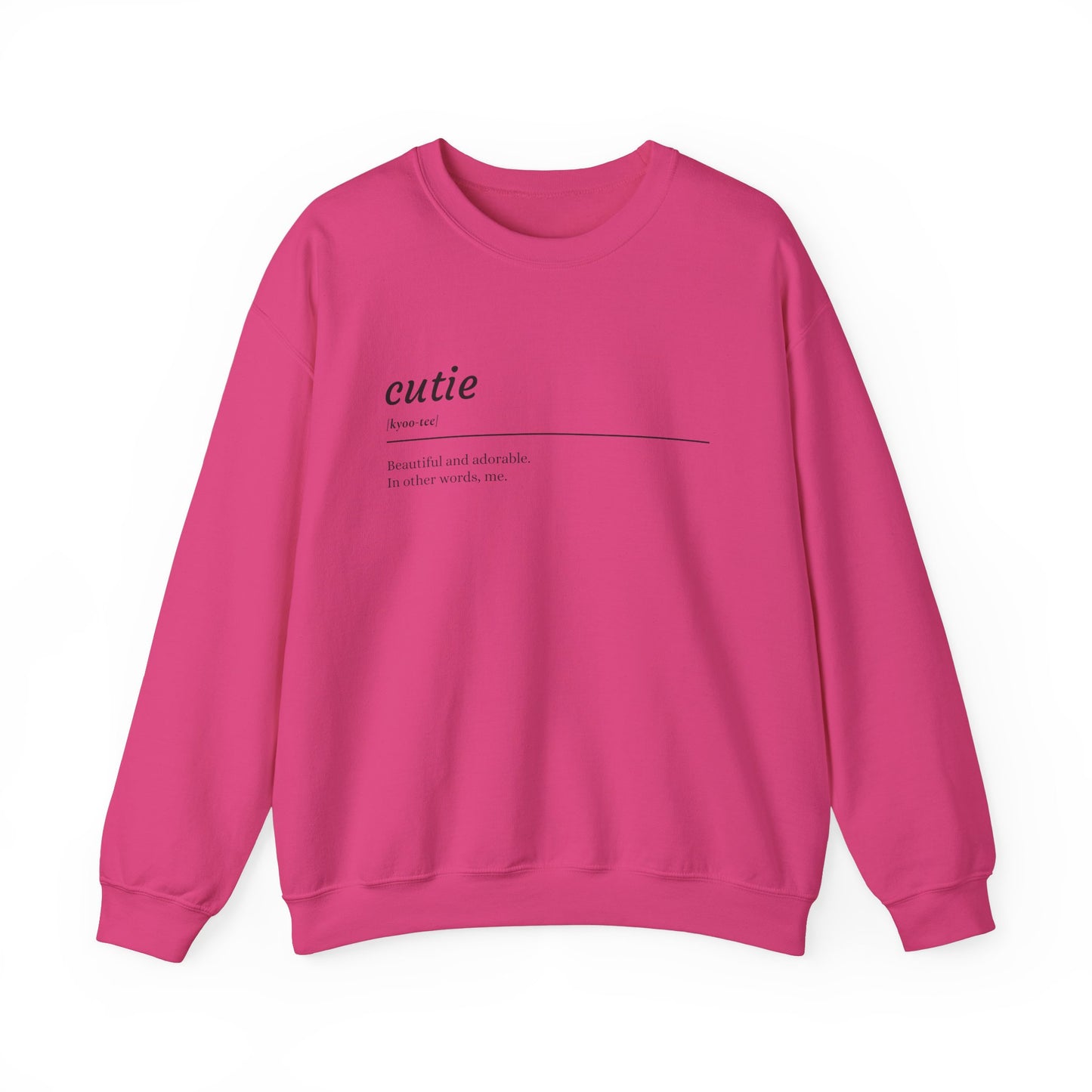 Cutie Definition Unisex Sweatshirt