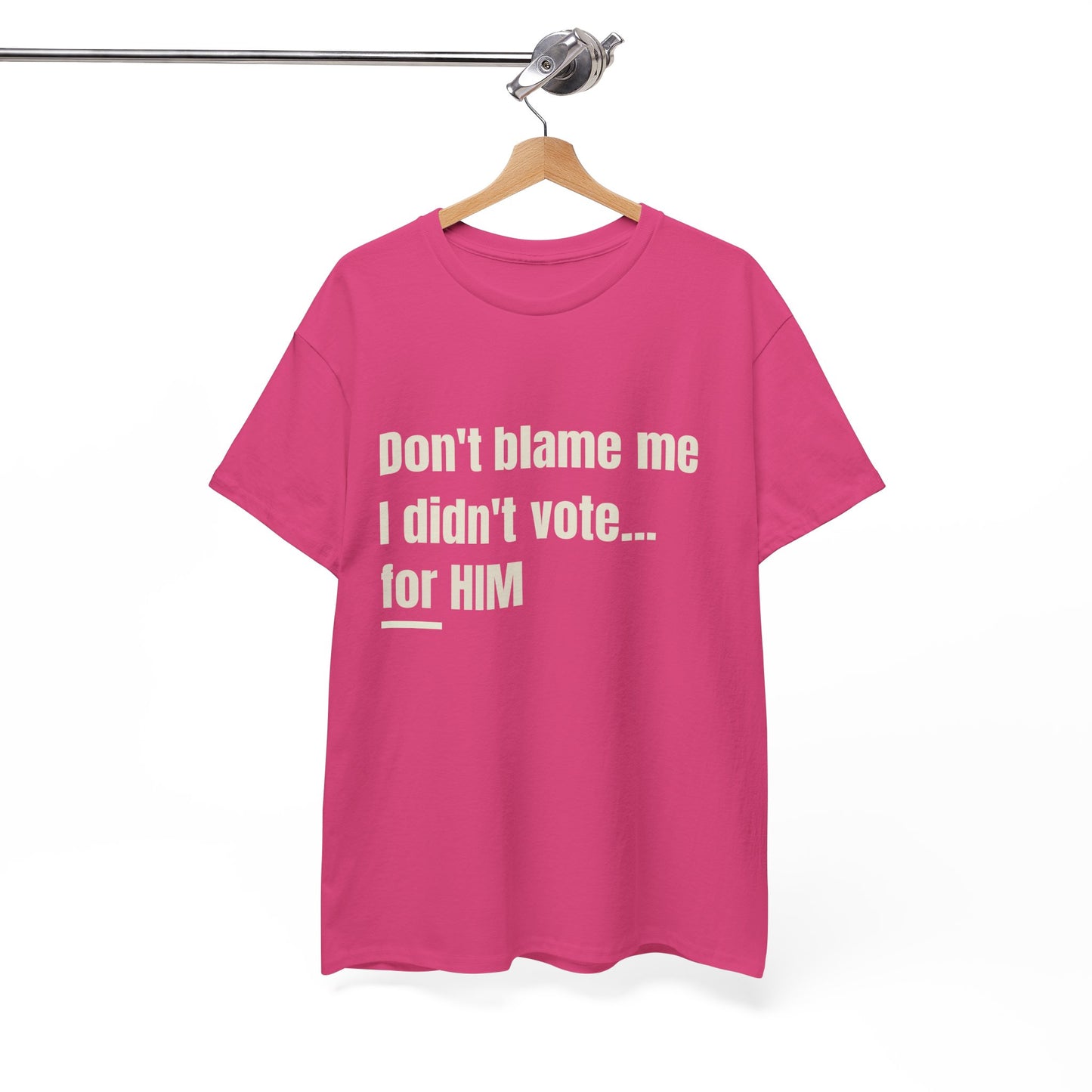 Political Satire Tee - Don't Blame Me I Didn't Vote for HIM