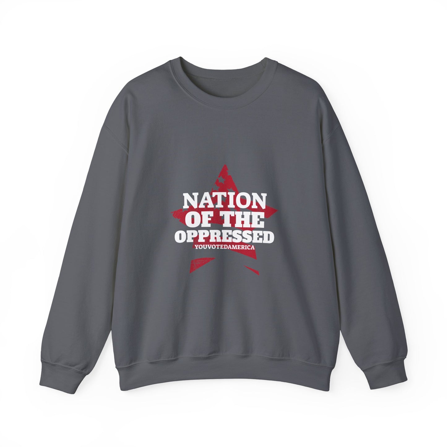 Nation of the Oppressed Star Flag- Political Satire Sweatshirt