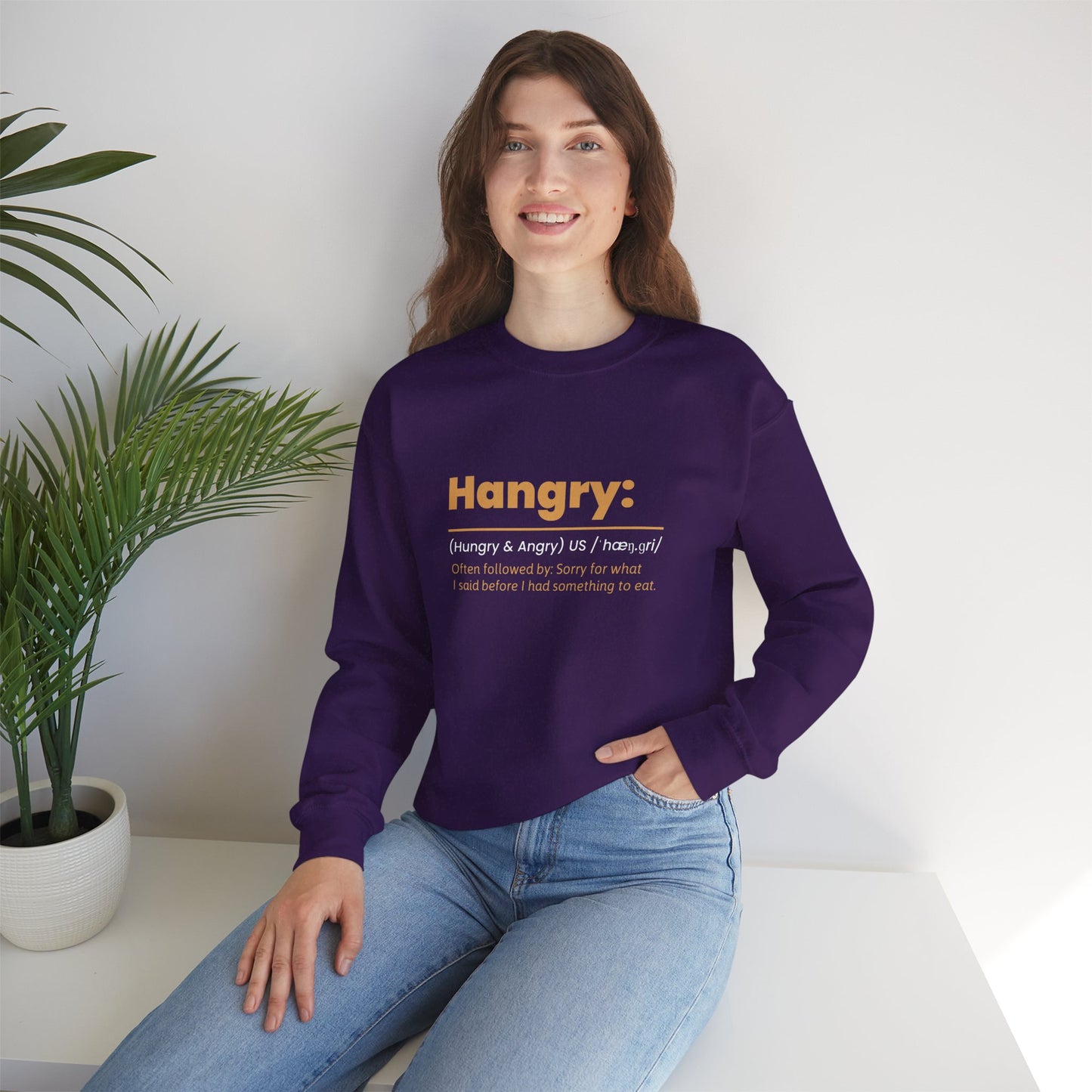 Hangry Definition Sweatshirt