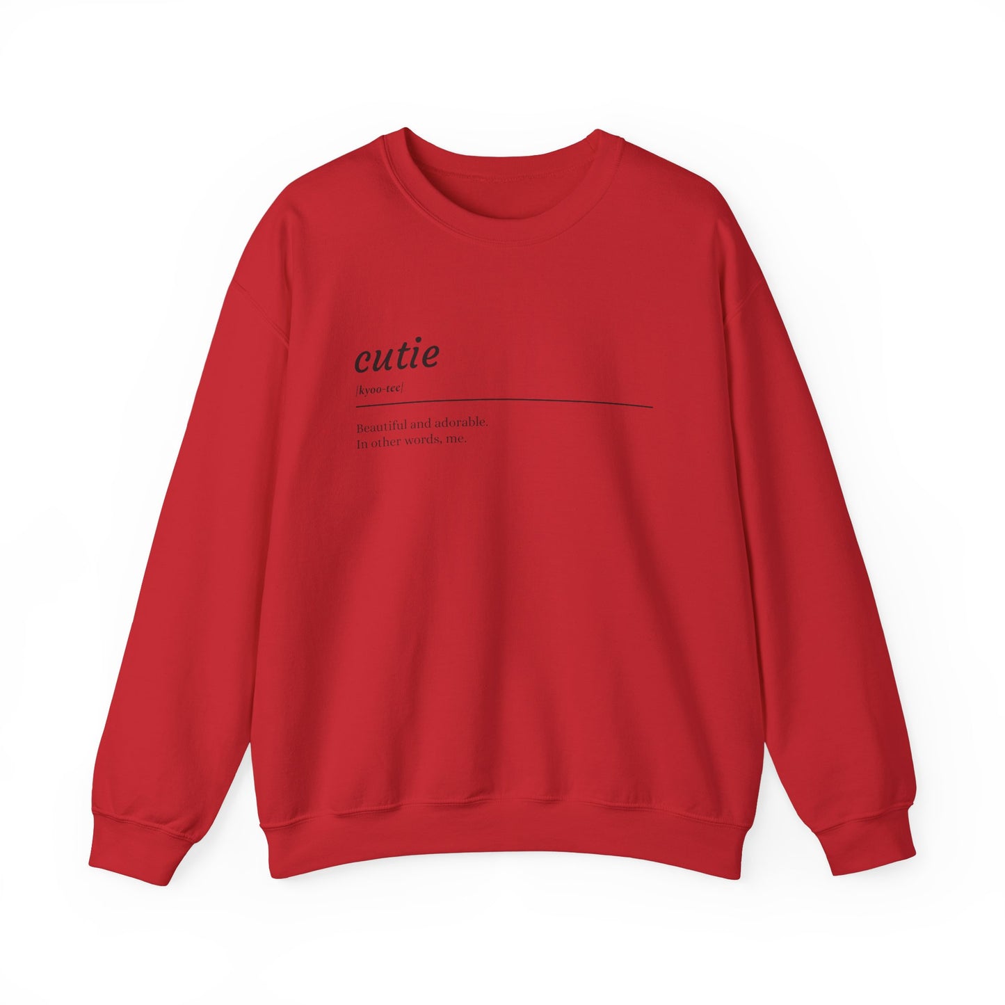 Cutie Definition Unisex Sweatshirt