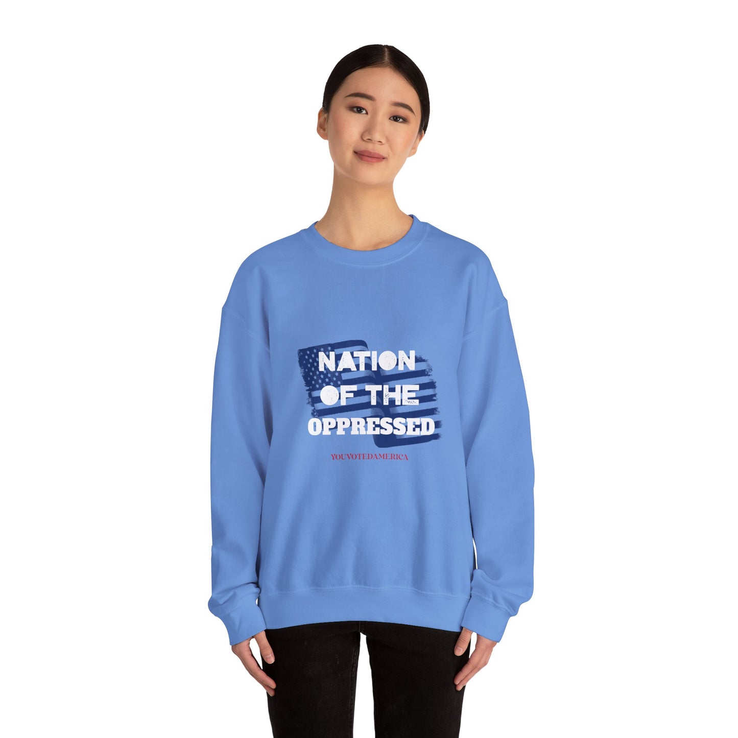 Nation of the Oppressed- Political Satire Sweatshirt